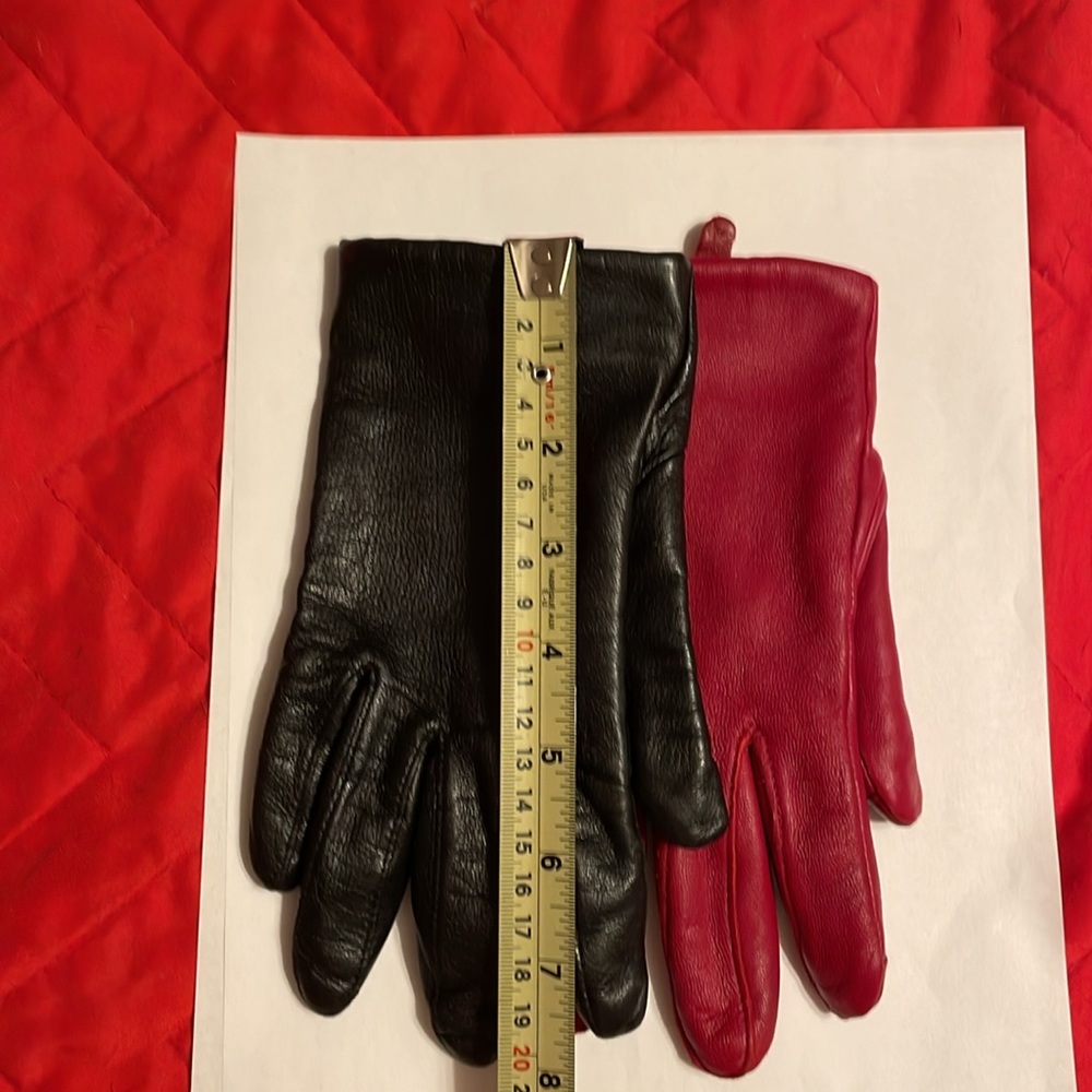 Leather gloves 2 pair - Picture 8 of 15